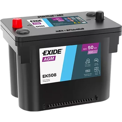Exide Maxxima 12V 50Ah 800A bal+ (EK508)