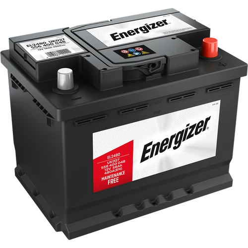 Energizer 12V 56Ah 480A jobb+ indító akkumulátor
