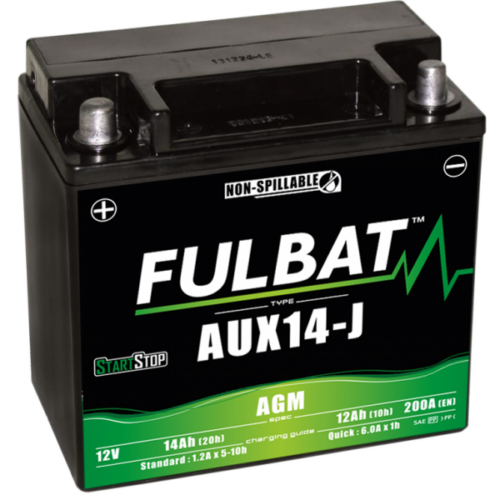 Fulbat Auxiliary 12V 14Ah 200A kiegészítő akkumulátor