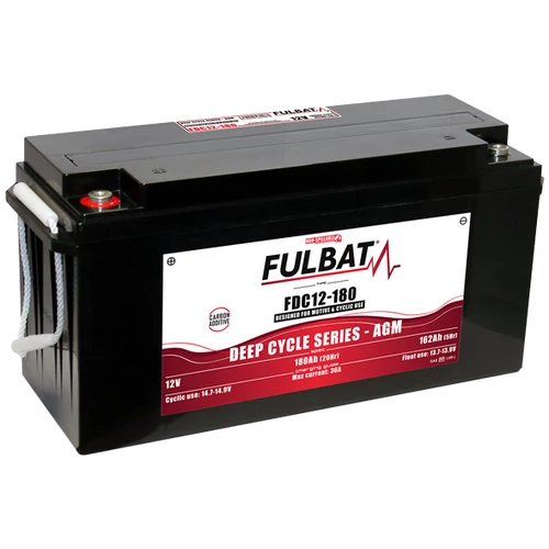 Fulbat Deep Cycle AGM Carbon 12V C5/162Ah C20/180Ah meghajtó akkumulátor