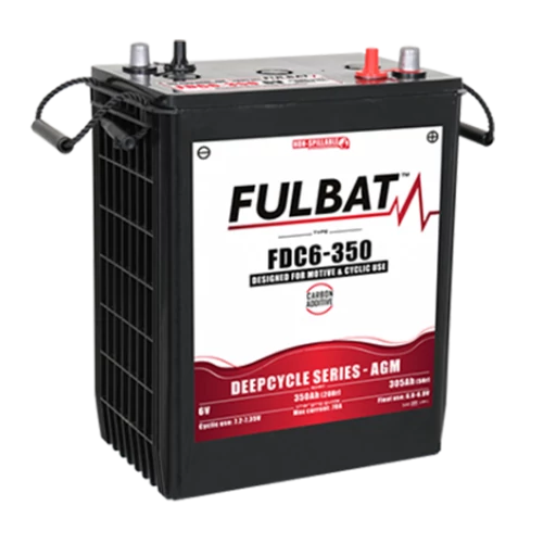 Fulbat Deep Cycle AGM Carbon 6V C5/305Ah C20/350Ah meghajtó akkumulátor