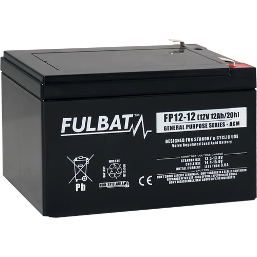 Fulbat 12V 12Ah T2 VRLA akkumulátor