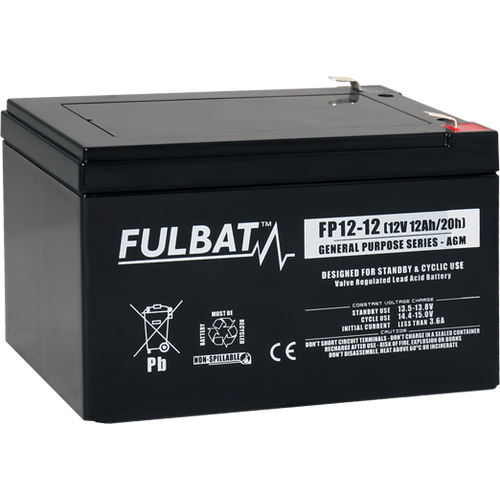 Fulbat 12V 12Ah T2 VRLA akkumulátor