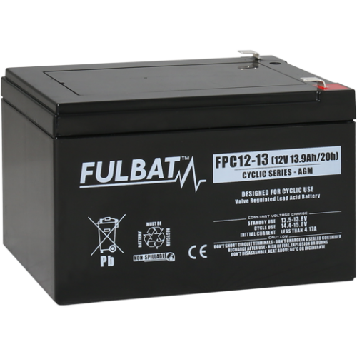 Fulbat Cyclic 12V C5/11,4Ah C20/13,9Ah meghajtó akkumulátor