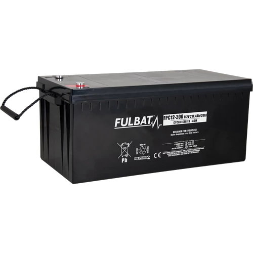 Fulbat Cyclic 12V C5/175Ah C20/214Ah meghajtó akkumulátor