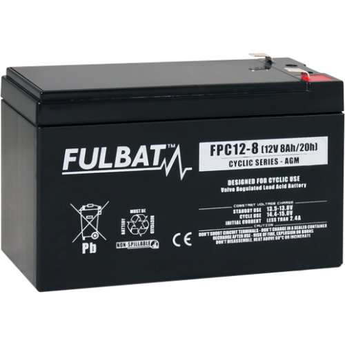 Fulbat Cyclic 12V C5/6,3Ah C20/8Ah meghajtó akkumulátor