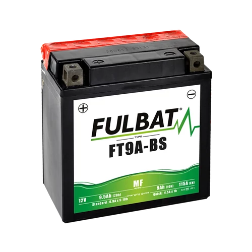 Fulbat AGM YT9A-BS 12V 9,5Ah 115A motorkerékpár akkumulátor