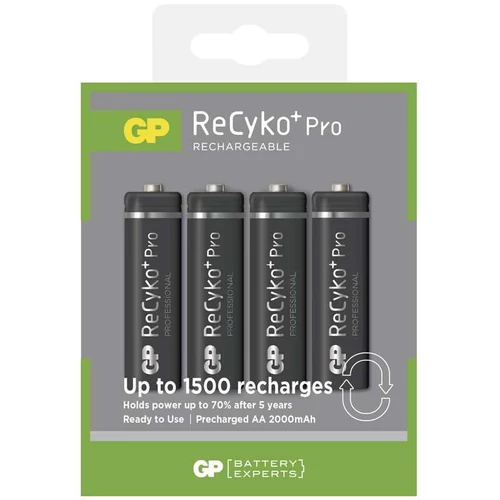 GP ReCyko+ PRO AA 2000 mAh tölthető elem - 4db