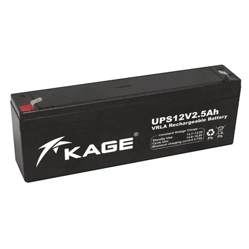 Kage 12V  2,5Ah VRLA szünetmentes tápegység akkumulátor (UPS)