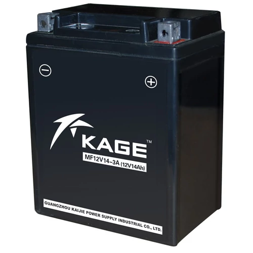 KAGE MF 12V14-3A (YB14L-B2) 12V 14Ah 200A gyárilag üzembehelyezett motorakkumulátor