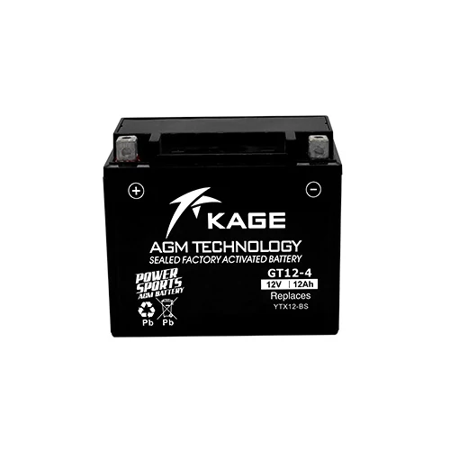 Motor Akkumulátor KAGE MF YTX12-BS (GT12-4) 12V 12Ah 155A bal+ gyárilag üzembehelyezett 