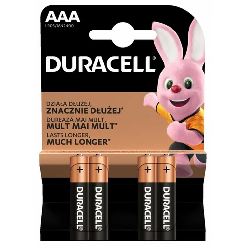 Duracell Basic LR03/AAA elem - 4db