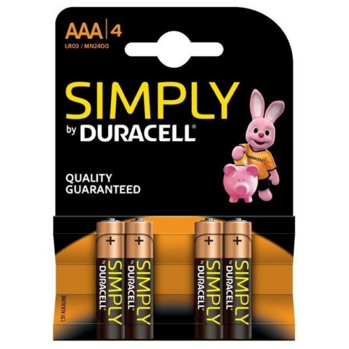 Duracell Simply LR03/AAA elem