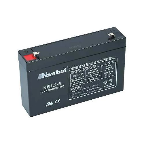 Novelbat  6V  7,2 Ah VRLA akkumulátor