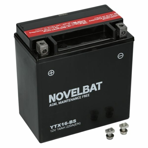 Novelbat YTX16-BS AGM 12V 14Ah 220A bal+ motorkerékpár akkumulátor