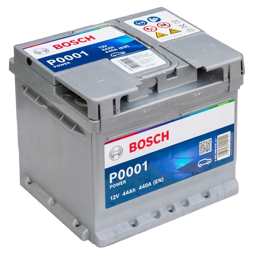 Autó Akkumulátor Bosch Power 12V 44Ah 440A jobb+ (0092P00010)