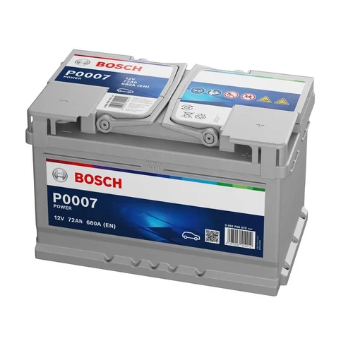 Autó Akkumulátor Bosch Power 12V 72Ah 680A jobb+ (0092P00070)