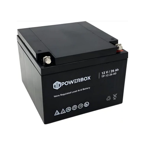 POWERBOX 12V 26Ah VRLA AGM akkumulátor