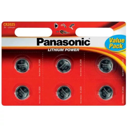Panasonic Lithium 2025 3V gombelem - 6db