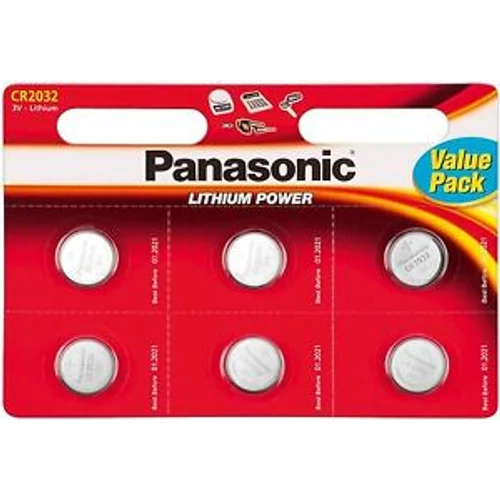 Panasonic Lithium 2032 3V gombelem