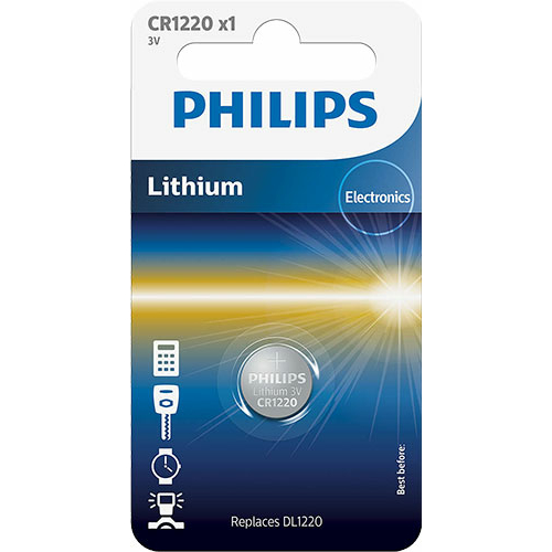 Philips CR 1220 3V lítium gombelem