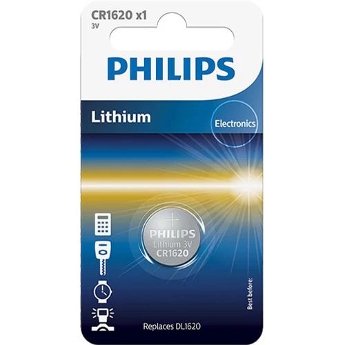 Philips CR 1620 3V lítium gombelem