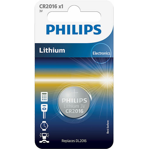 Philips CR 2016 3V lítium gombelem