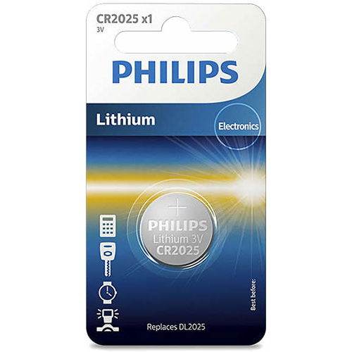 Philips CR 2025 3V lítium gombelem