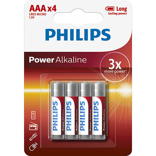 Philips Power Alkaline LR03/AAA elem