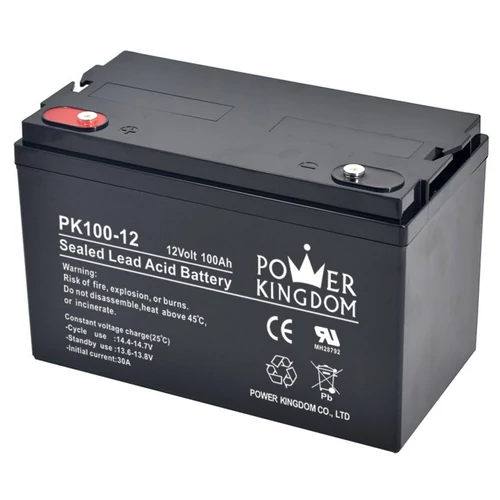 Szünetmentes tápegység akkumulátor (UPS) Power Kingdom 12V 100Ah akkumulátor