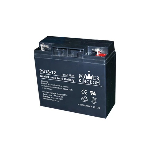 Power Kingdom 12V 18Ah VRLA akkumulátor T3-as saruval