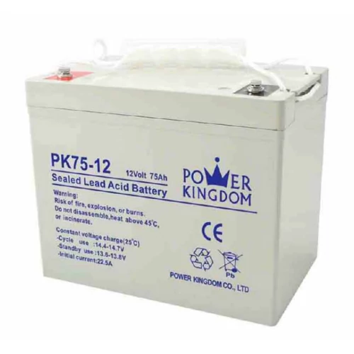 Power Kingdom 12V 75Ah akkumulátor