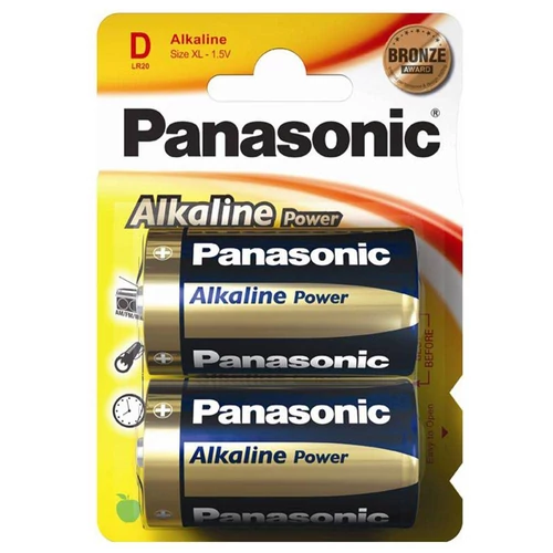 Panasonic Bronze Power LR20/D elem - 2db