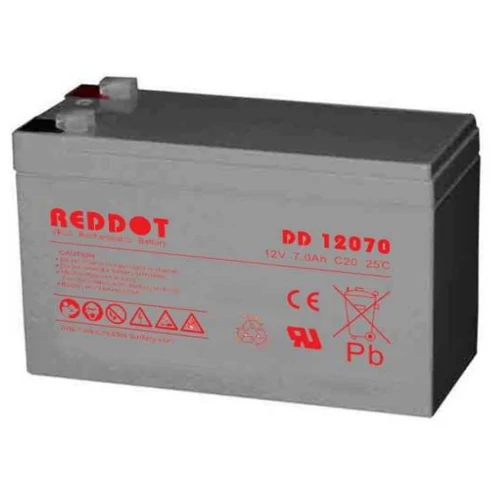 Szünetmentes tápegység akkumulátor (UPS) Reddot 12V 7Ah VRLA 