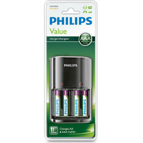 Philips Value Charger + 4x800 mAh