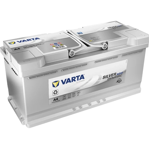 Varta Silver Dynamic AGM 105Ah 950A Jobb+ autó akkumulátor (A4) - 605901 