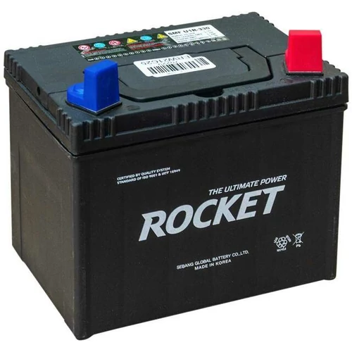 Rocket U1R 30Ah 330A Jobb+ fűnyíró akkumulátor