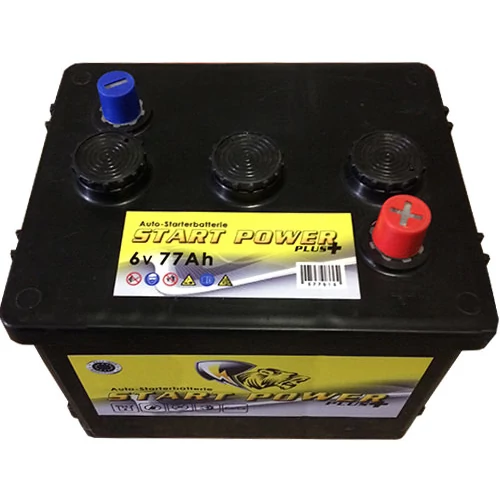 Start Power 6V 77Ah 600A jobb+ "Trabant" akkumulátor (SPP577015)
