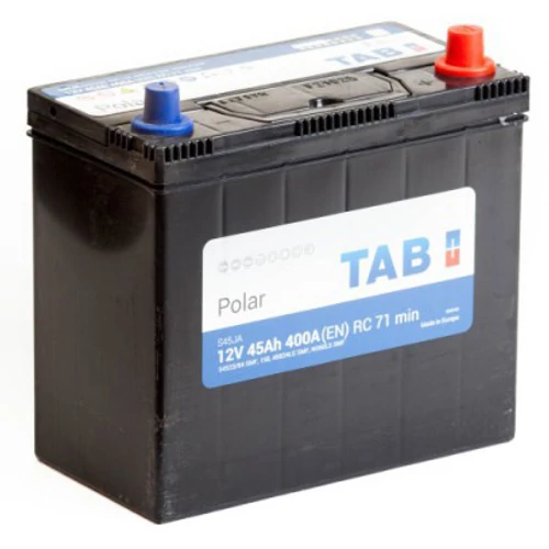 TAB Polar 45 Ah 360A Asia J+ Autó Akkumulátor