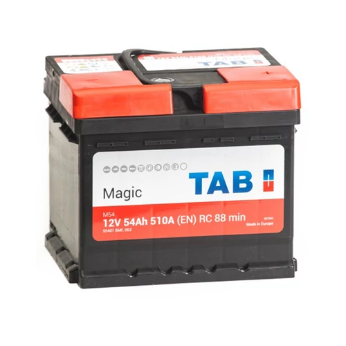 TAB Magic 12V 54Ah 510A jobb+ akkumulátor (55401)