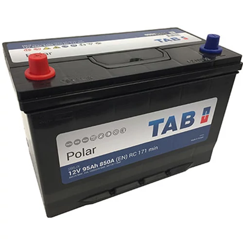 TAB Polar 12v 95Ah 850A Asia bal+ Autó Akkumulátor