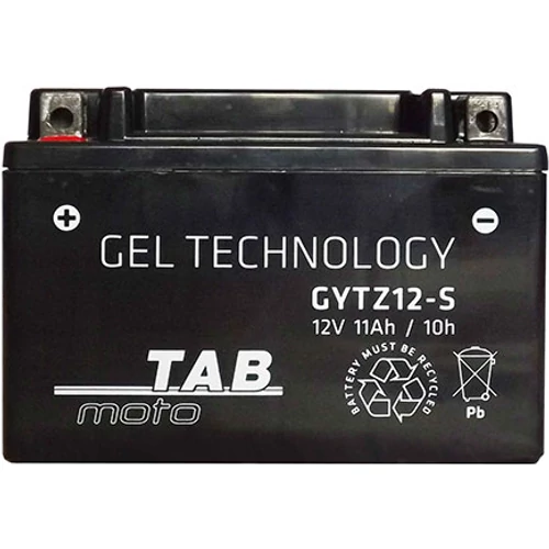 TAB Moto Gel YTZ12S-BS 12V 10Ah 130A motorakkumulátor