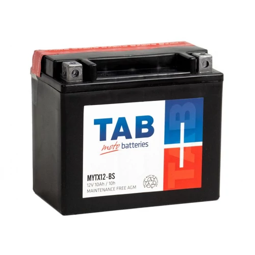 TAB Moto AGM YTX12-BS 12V 10Ah 130A motorakkumulátor