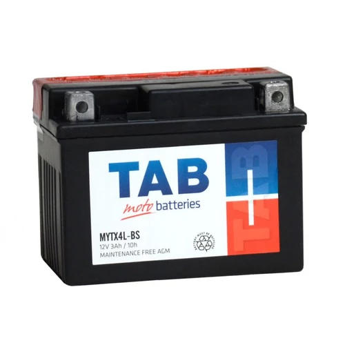 TAB Moto AGM YTX4L-BS 12V 3Ah 40A motorakkumulátor