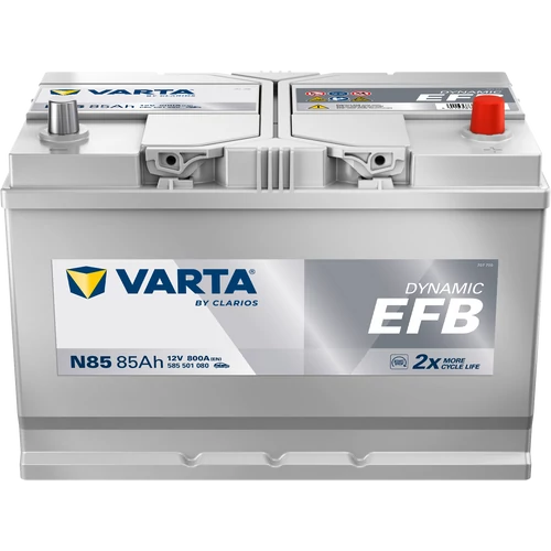 Varta Dynamic EFB 12V 85Ah 800A Asia jobb+ akkumulátor (585501)