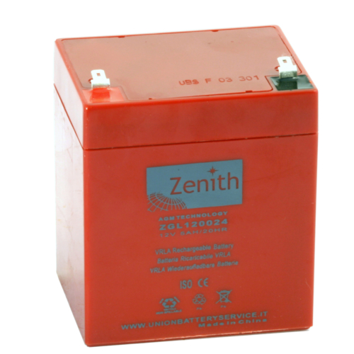 Zenith ZGL120024 12V C20/5Ah C5/4,45 F1 AGM akkumulátor