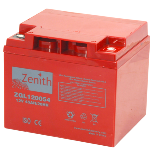 Zenith ZGL120054 12V C20/45Ah C5/38,3 M6 AGM akkumulátor