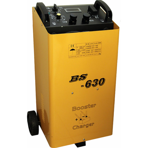BS630 12V-24V 90A akkumulátor töltő 600A bikázó