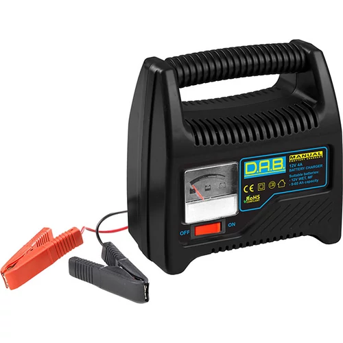 DAB 4A 12V manuális akkumulátortöltő
