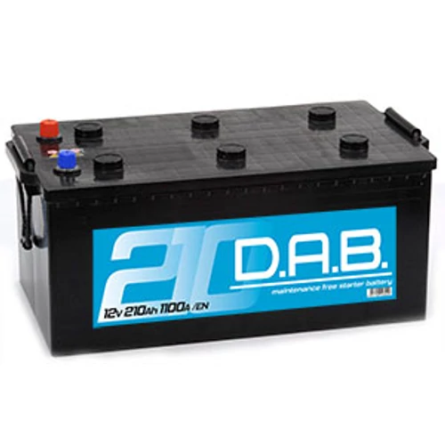 Teherautó Akkumulátor DAB 12V 210 Ah 1100A bal+